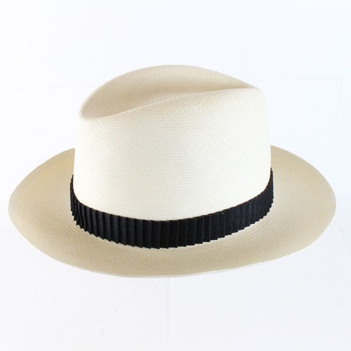 Panama Bleached Straw Mens Hat 