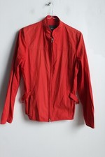 Tcm Womens Harrington-style Zip Jacket -red - Size 10 12 (9h)