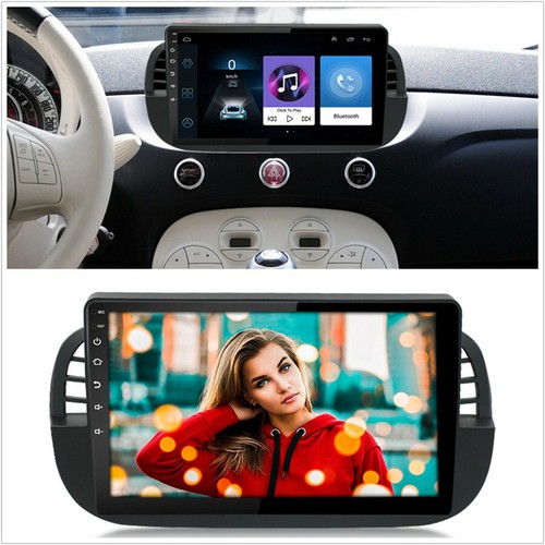 9" Car Android 10.1 Stereo Radio GPS Navigation RDS 1+16G For 2007-2015 Fiat 500 - Bild 1 von 12