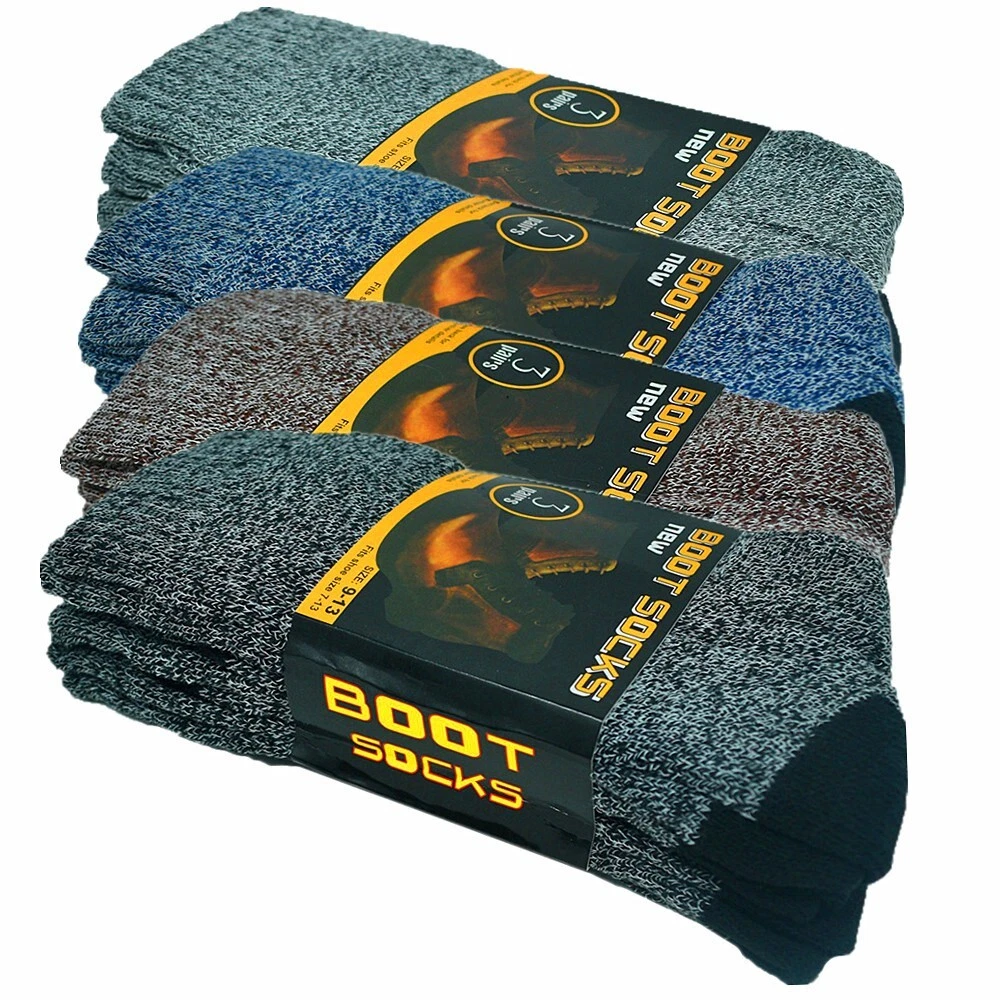 12 Pairs Mens Winter Heavy Duty Thermal Warm Cotton Boots Crew Work Socks 9-13
Opens in a new window