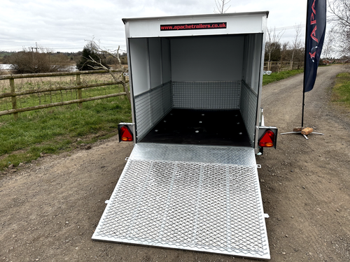 Brand New 6x4 Apache Box Trailer Cube Pro 6x4 Huge 5ft High-Rear Ramp-UK MADE - Picture 11 of 23