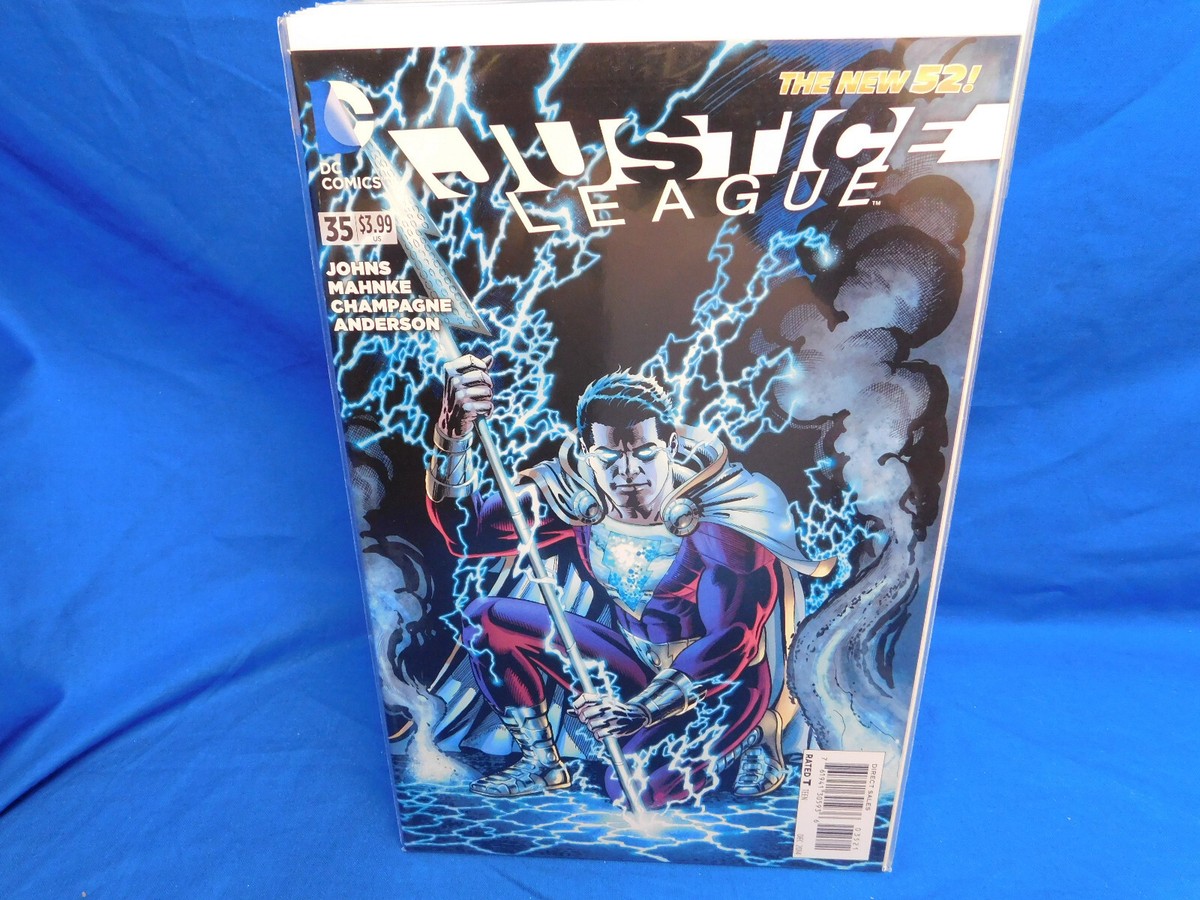 DC NEW 52 JUSTICE LEAGUE #35 Shazam 1:25 Variant Cover VF/NM | eBay