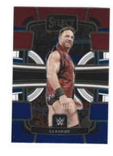 2024 Panini Select WWE Gerald Brisco Red and Blue Silver Prizm 41 Parallel