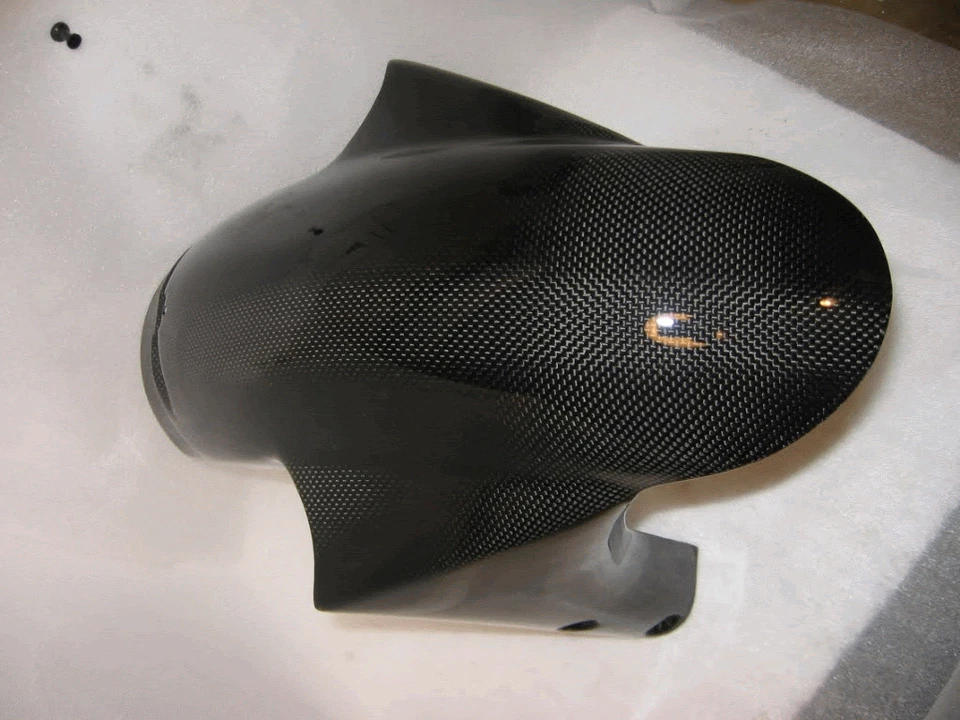 Ducati 748 916 996 998 carbon fibre Front Mudguard Fender — 第 3/4 张图片