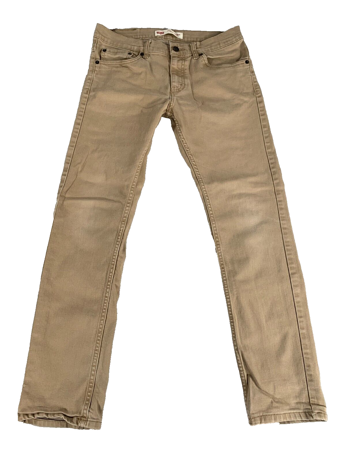 Levi's 511 Performance Slim Fit Stretch Jeans Beige Casual Pants 29x29 #4509