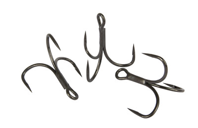 Fox Rage Predator Powerpoint X-Strong Trebles Barbless Drilling Triplets Hooks