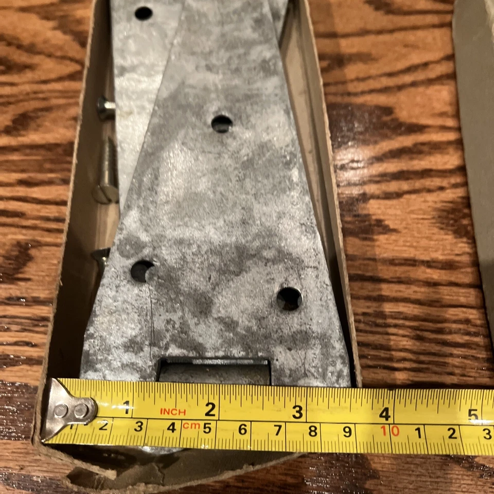 Bisagras de correa extra pesadas de 8" pasadores de latón macizo galvanizado por inmersión en caliente (1 juego) Foto 2 de 4