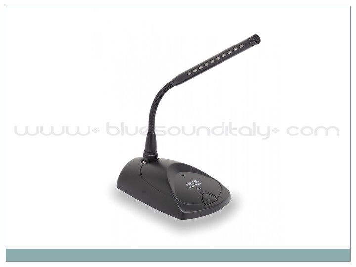 Microfono Conferenza Helvia Stile 280H-SET con Base e LED On/Off