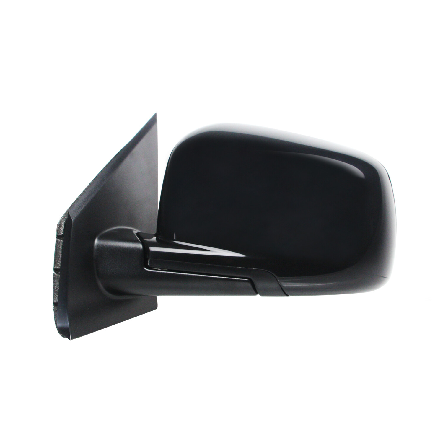 Unpainted Power Flat Driver Side Door Mirror Heated Power Folding 1GE013XRAE