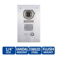 Aiphone AX-DVF Vandal-Resistant Stainless Door Intercom Video Camera Station