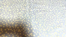 Little Daisies on light Baby Blue cotton Fabric per yd.  by Dear Stella