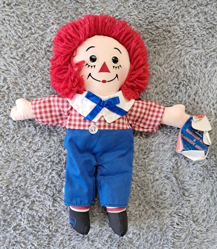 Applause Johnny Gruelle Raggedy Andy Doll 12" Tall 85th Birthday Cloth Doll