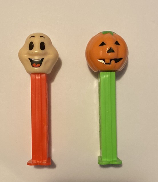Pez Dispenser PUMPKIN & HAPPY GHOST Loose eBay