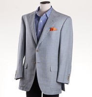 $3495 Oxxford Highest Quality Blue-green Check Wool-silk Sport Coat 40 R on sale $3495 Oxxford Highest Quality Blue-green Check Wool-silk Sport Coat 40 R on sale