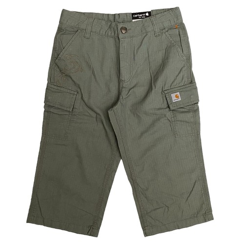 SUPREME NEW YORK UNISEX RARE OLIVE GREEN 100% COTTON ARMY CARGO