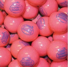 Original 1928 PINK Gum 2 LBs Dubble Bubble 1" Bulk Vending Gumballs