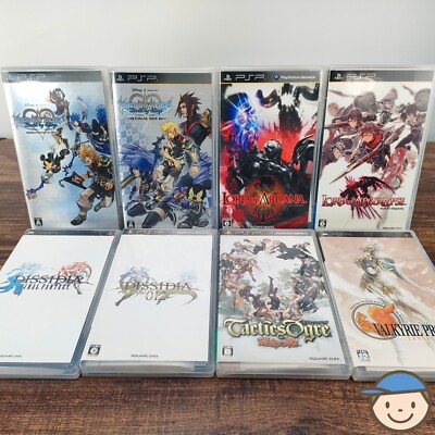 PSP Kingdom Hearts Dissidia Tactics Ogre Valkyrie Profile Lord of Arcana Japan