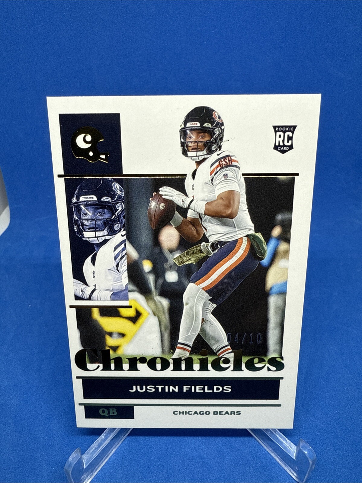 Justin Fields Panini Chronicles #19 Gold