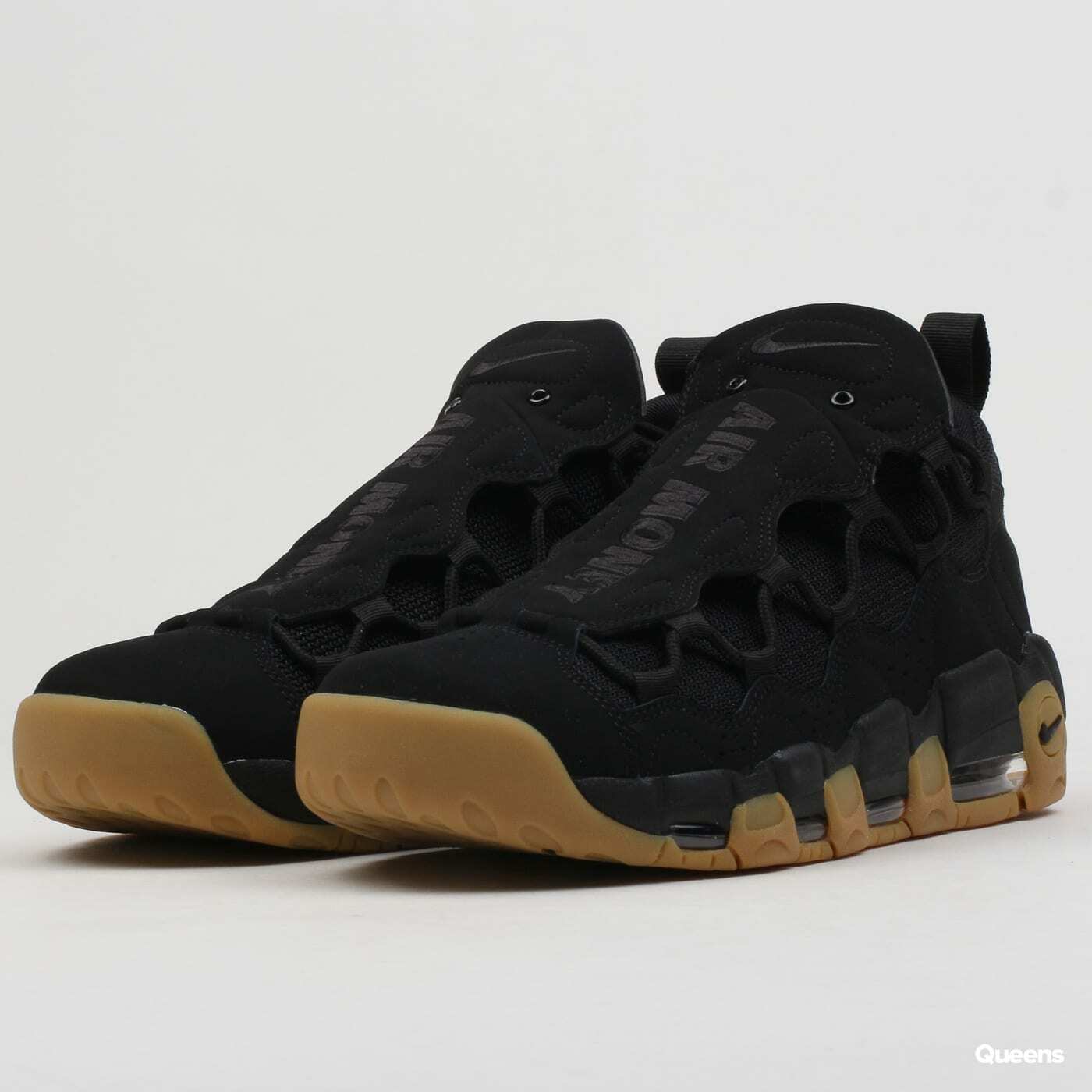 nike air more money black gum