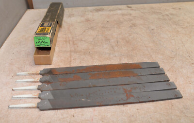 5 Heller Nucut mill bastard 12'' blacksmith farriers file lot PN 70-14950 tool