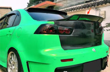 Glossy Black R Style Rear Spoiler Wing Fit 2008-2017 Mitsubishi Lancer Evo Sedan
