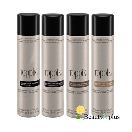 Toppik Colored Hair Thickener 5.1oz(Black/ Dark / Medium/ Light Brown)