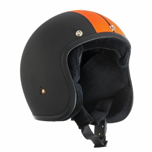 BANDIT 107001SEC CASCO OMOLOGATO RACE JET S 55-56CM MATT BLACK /ORANGE GRP  WITH | eBay