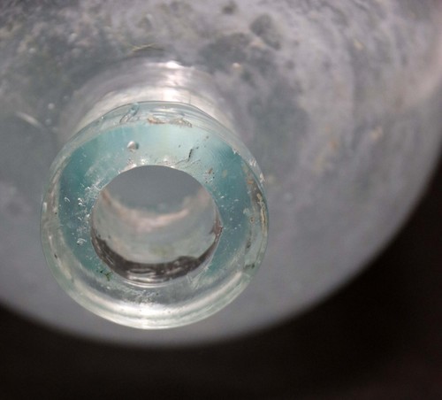 Antike geprägte Glasflasche Büffel Lithia Wasser - Bild 6 von 7