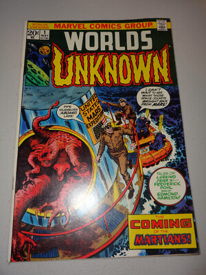 WORLDS UNKNOWN #1 (1973 Marvel ; Apparent NM- or Better Condition)