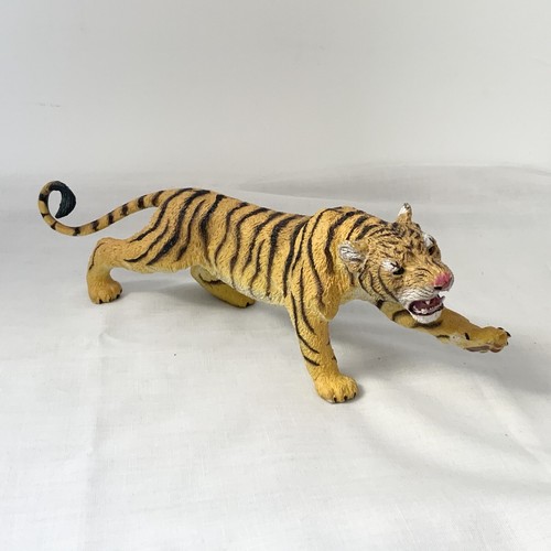 AAA Tiger Hard Rubber Animal Figure Rare Vintage Collectible Toy - Picture 10 of 24