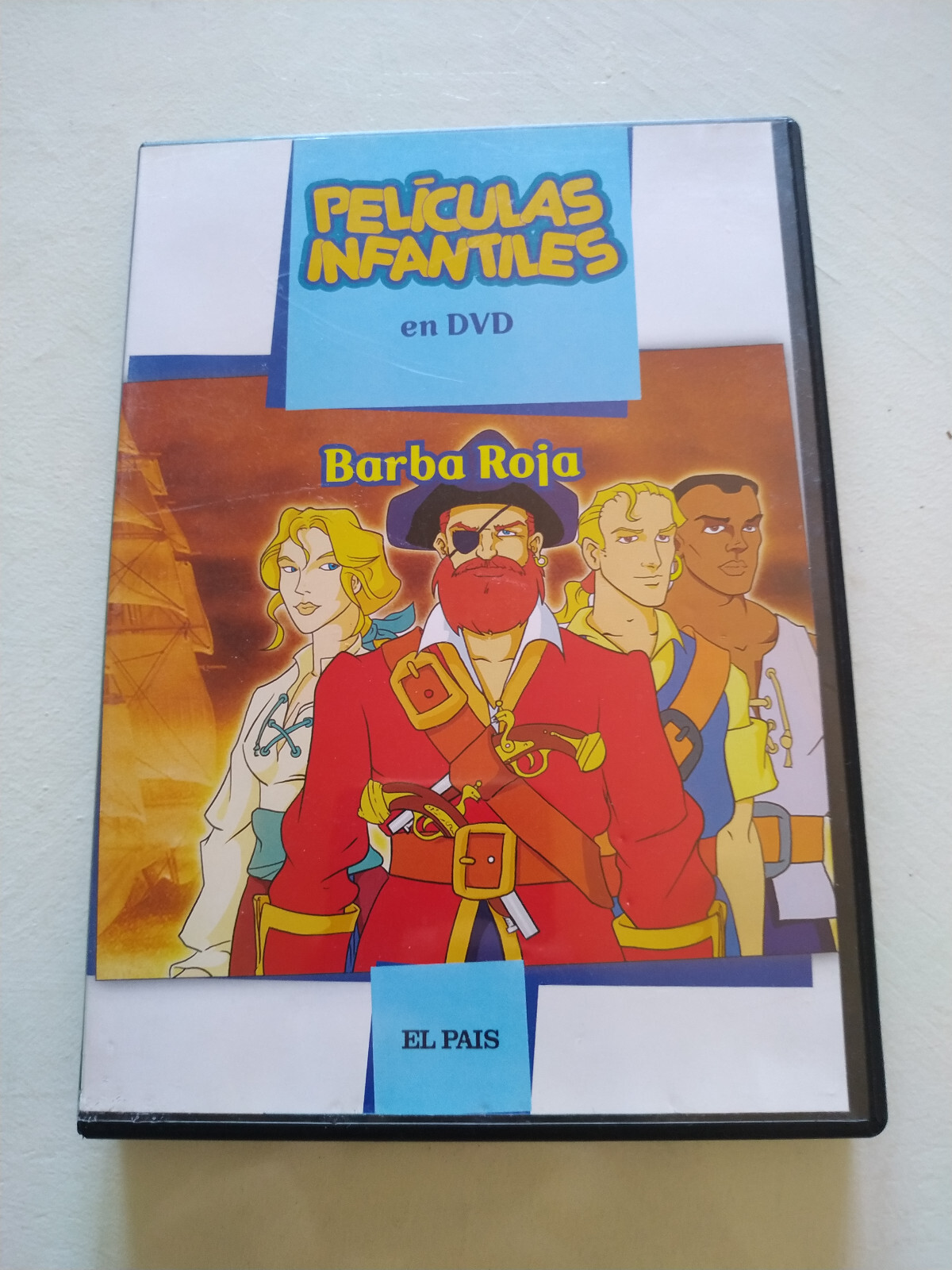 Red Beard Dreaded Pirate Children's Movies DVD Reg All Spanish English