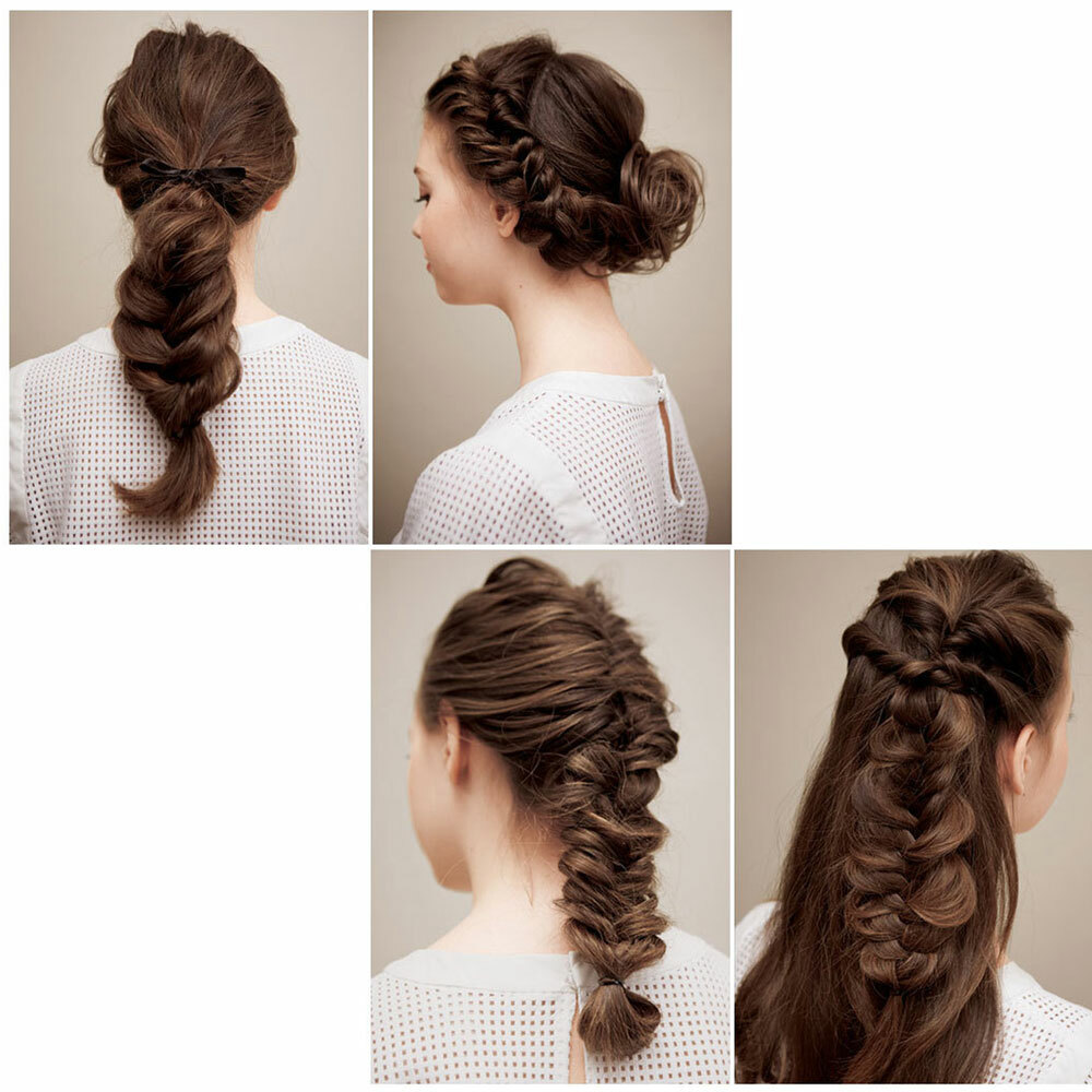 Women's Hair Bun Snap Styling Donut Former French Twist Band Hair