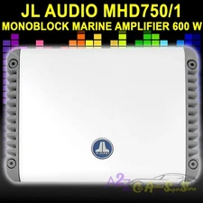 JL AUDIO MHD750/1 MARINE MONOBLOCK AMPLIFIER CLASS D 750 W (750 WATTS RMS X 1)