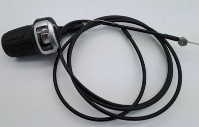 Fahrrad Drehgriff Schaltung Microshift 7 Gg. links Seil 185 cm P764000700017000