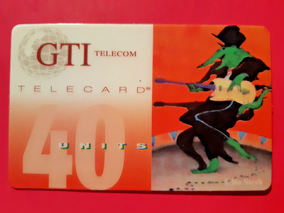 Telefonkarte USA/Kanada 40 UNITS GTI Telecom 1993 E16