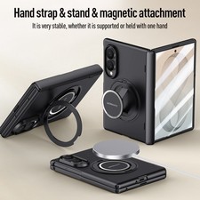 For Samsung Galaxy Z Fold 8Ultra 8 Mag Ring Stand Hinge Case Privacy Screen Film