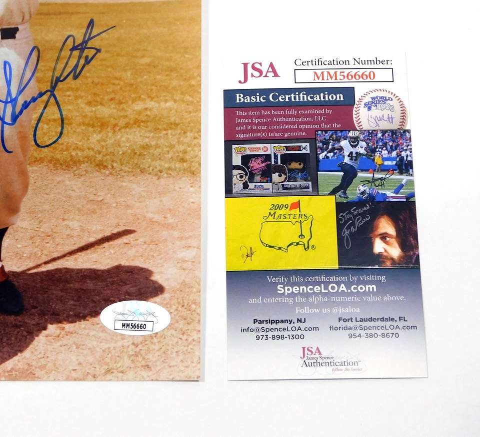 Enos Slaughter Signed 8 x 10 Color Photo Yankees JSA Auto DA042520 - Image 3 of 3