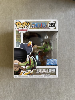 #ad Funko POP Premium: One Piece Roronoa Zoro King of Hell Excl. Vinyl Figure $39.90