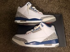 Air Jordan 3 Retro OG True Blue 2016 White/Tr...