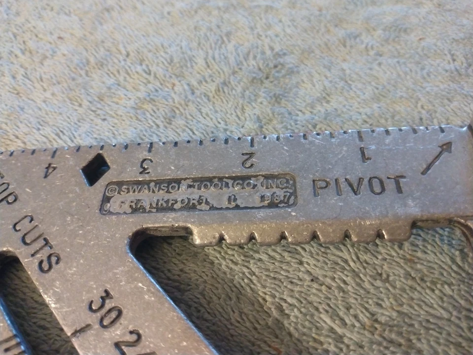 Swanson Speed Square Framing Angle Protractor Made In USA - Image 3 of 4
