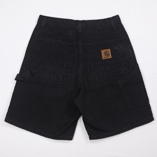 Vintage Carhartt B25 BLK Black Carpenter Shorts Size 30