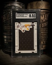 Josh Allen SGC 8.5 BOOKEND 99/99 Wyoming Material 2022 Collegiate Silhouette 