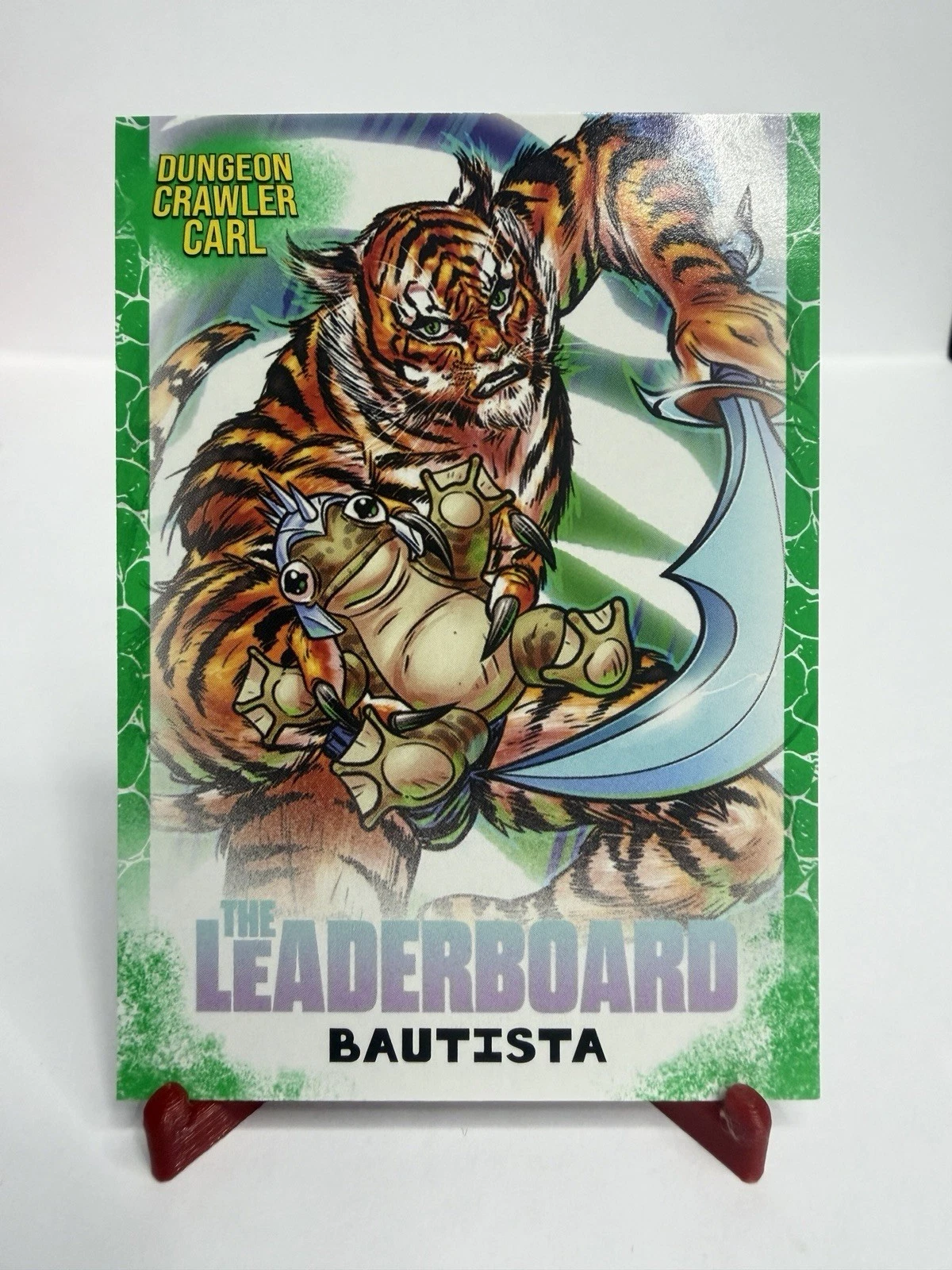 Borant Dungeon Crawler Carl Bautista #50 Leaderboard Emerald Green Variant Card image 1