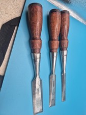 Vintage Stanley 750 Chisels , Set of 3