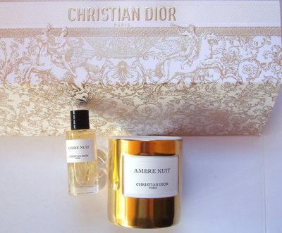 Christian Dior AMBRE NUIT Amber Perfume & Amber Nuit Candle Gift