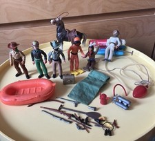 Plasty Airfix Action Stars Figuren Pferd Boot 70er Wilder Westen Taucher etc.