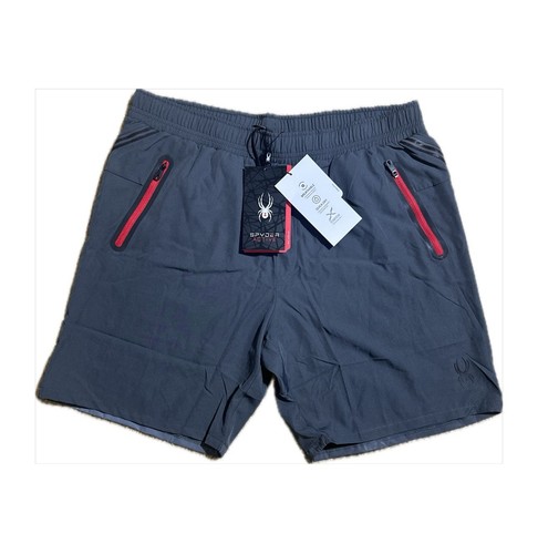 Spyder Herren Active ProWeb grau Sportshorts Herren Large neu mit Etikett
