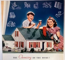 1941 Dow Chemical Vintage Advertisement ~ "The Chemistry of the Home" 1940s