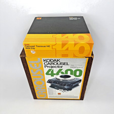 Kodak Carousel 4600 Slide Projector w/ Lens 140-Slide Tray Carousel Tested