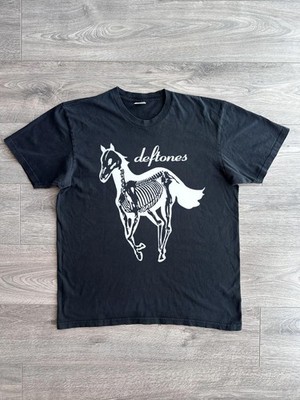 Deftones Skull Pony Skeleton Horse Black Unisex T-shirt Size S-5XL